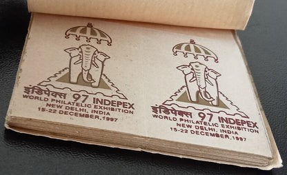 India INDIPEX 97 booklet of 50 labels