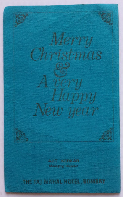 AOP India multi panel MUGHAL EMPERORS X'Mas greeting card by Taj Mahal Hotel