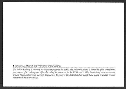 India 2013 50 Year of Railway Worshops maxi card Jama Jiva