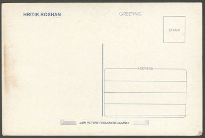 AOP India Bollywood vintage postcard HRITHIK ROSHAN