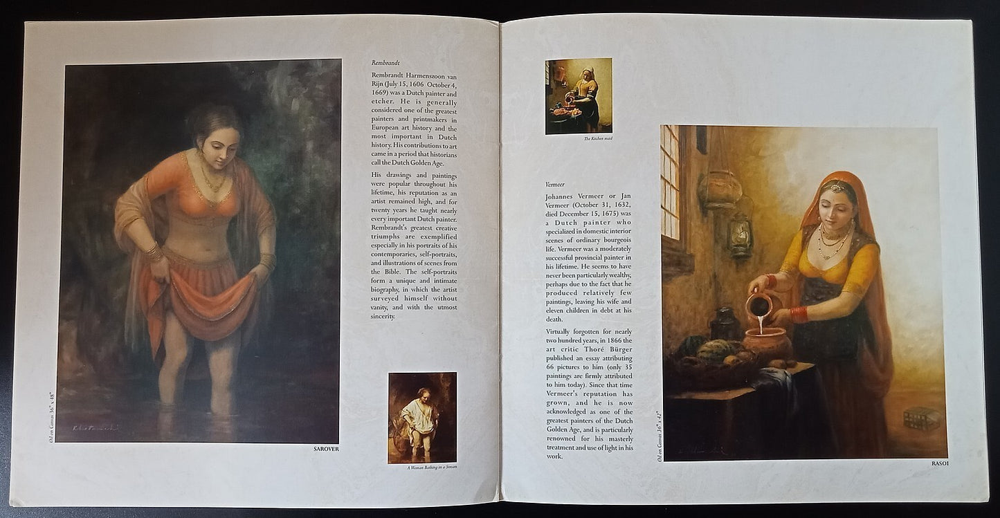 (AOP) A TRIBUTE TO THE MASTERS Mona Lisa & other classics with Indian faces