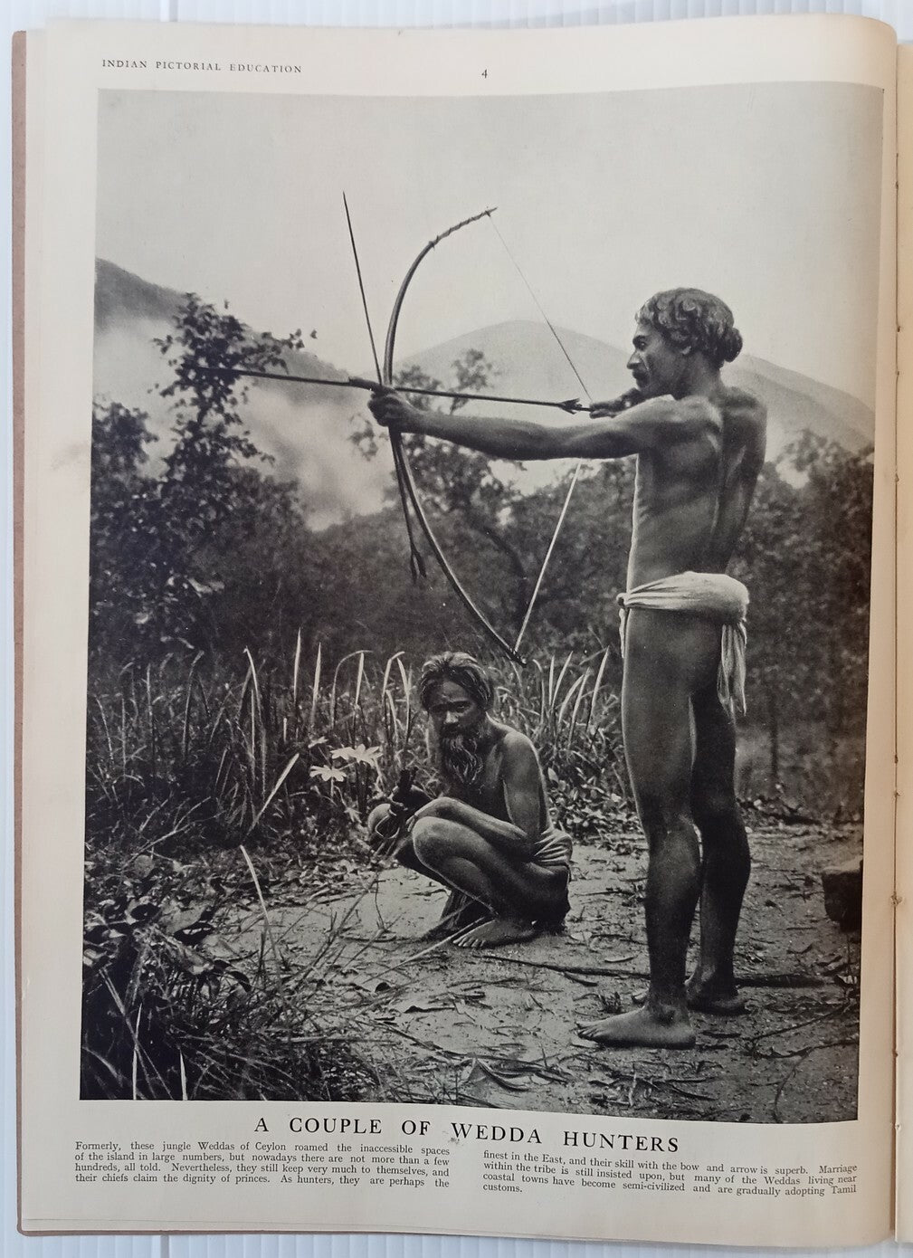 INDIAN PICTORAL EDUCATION 1929.30 Vol.1 No.5 Tribals, Shan Girl, Burma, GM