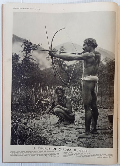 INDIAN PICTORAL EDUCATION 1929.30 Vol.1 No.5 Tribals, Shan Girl, Burma, GM