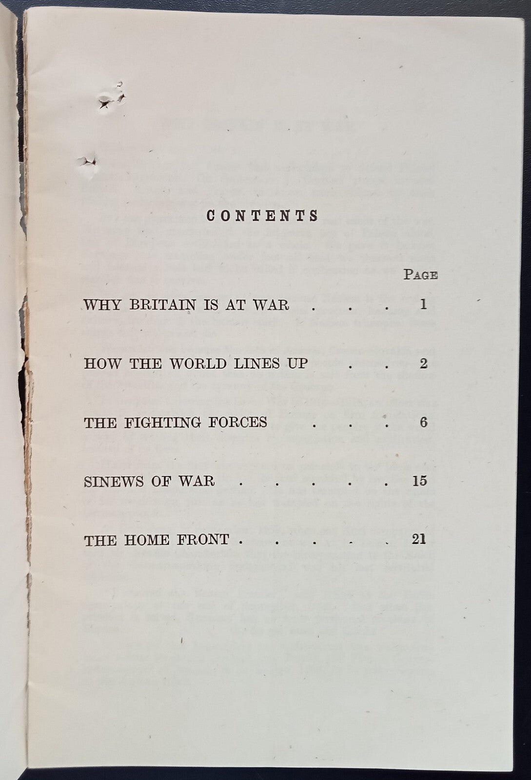 India WW2 BRITAIN AGAINST HITLERISM 27 page propaganda booklet