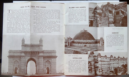 India & Burma 1930s tourism promotional booklet