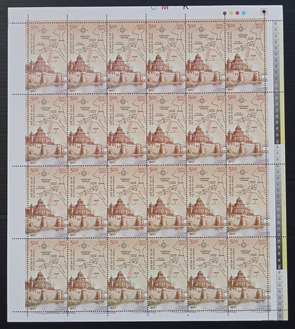 India 2011 100 Years of Airmail set of 4 sheets of 35 MNH