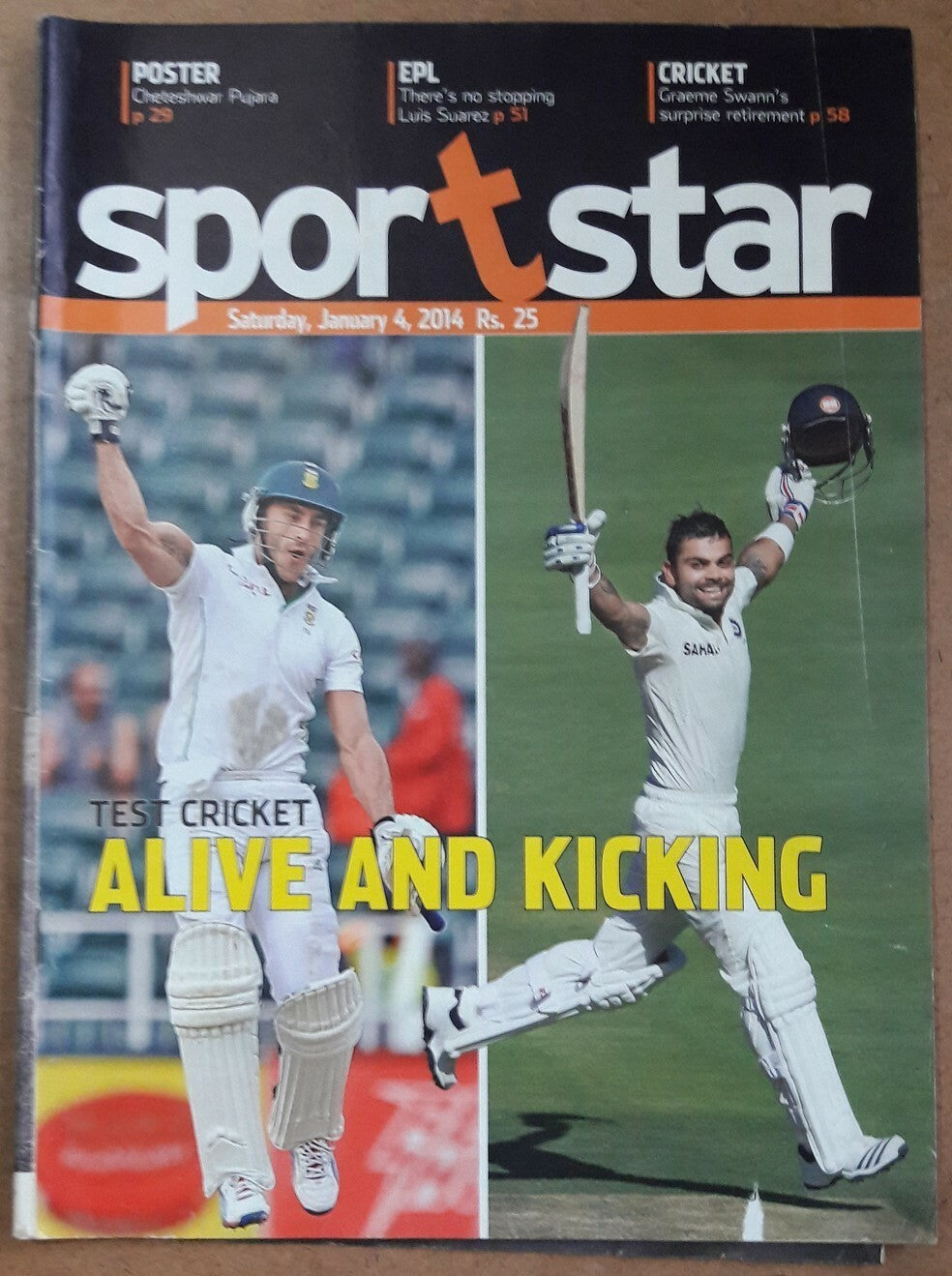 India Sports Star 2012-2014 with much Cricket coverage (5 issues)