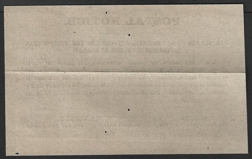 India POSTAL CIRCULAR 1917 Parcels for Mesopotamia Expeditionary Force