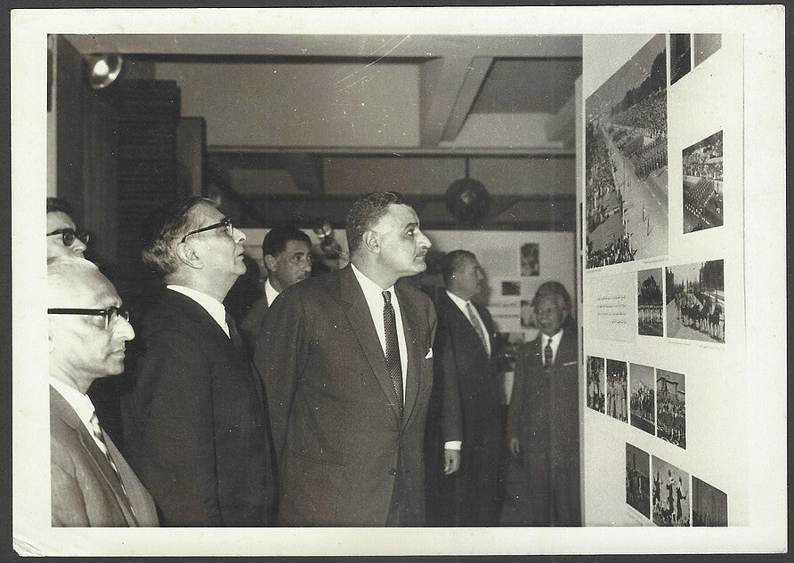 Egypt President Nasser at the India Exhibition 
