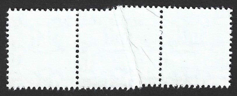 India 2016 Bal Gandahar Tilak 1R CRAZY PERFS by PRE PERF PAPER FOLD strip MNH