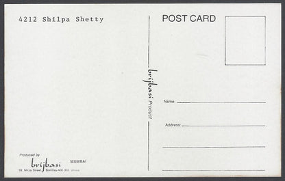 AOP India vintage Bollywood postcard SHILPA SHETTY