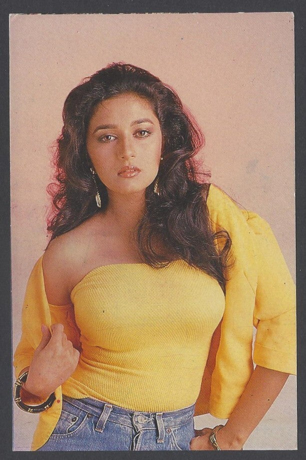 AOP India Bollywood MADHURI DIXIT vintage postcard