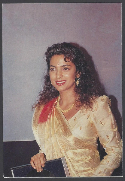 AOP India vintage Bollywood postcard JUHI CHAWLA