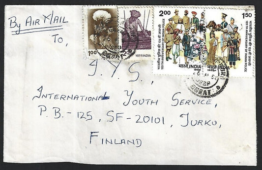 India 1986 India Police pair to Finland