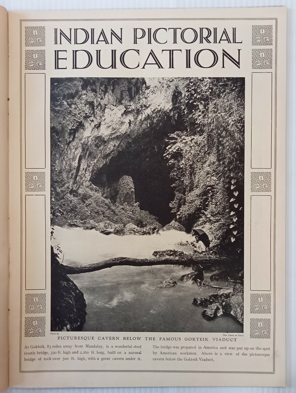 INDIAN PICTORAL EDUCATION 1929.30 Vol.1 No.10 Kathiawad, Silk Worms, Benares
