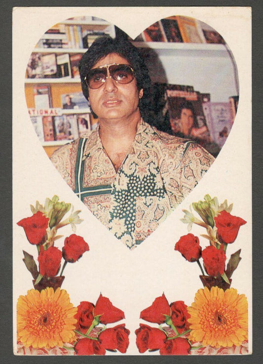 AOP India Bollywood postcard AMITABH BACHCHAN
