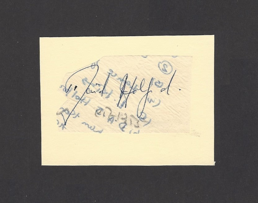 David Holford West Indies Cricket signed autograph during 1966-7 India Tour