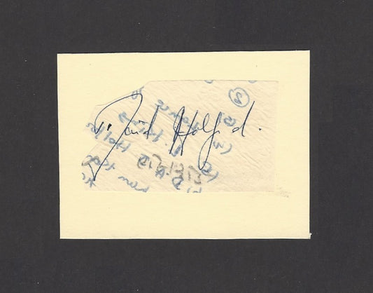 David Holford West Indies Cricket signed autograph during 1966-7 India Tour