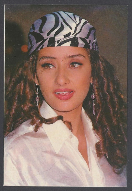 AOP India Bollywood MANISHA KOIRALA vintage postcard