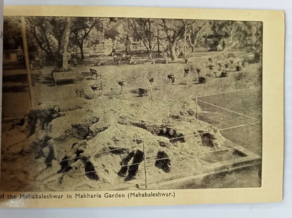 AOP India MAHABLESHWAR vintage booklet of 12 posrcards