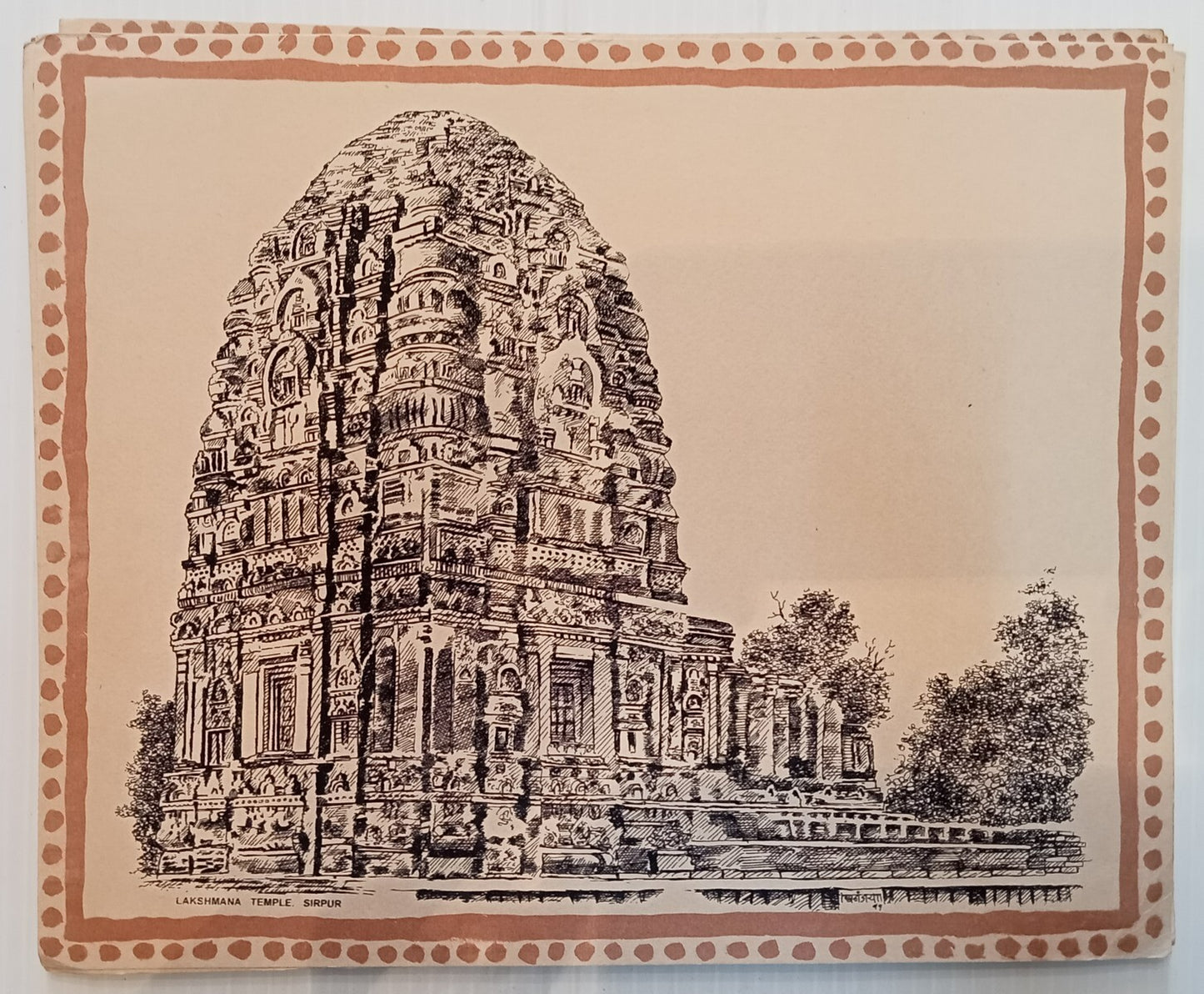 AOP Indian Heritage Vintage  paintings printed on Canvas card 33x 27cm (7)