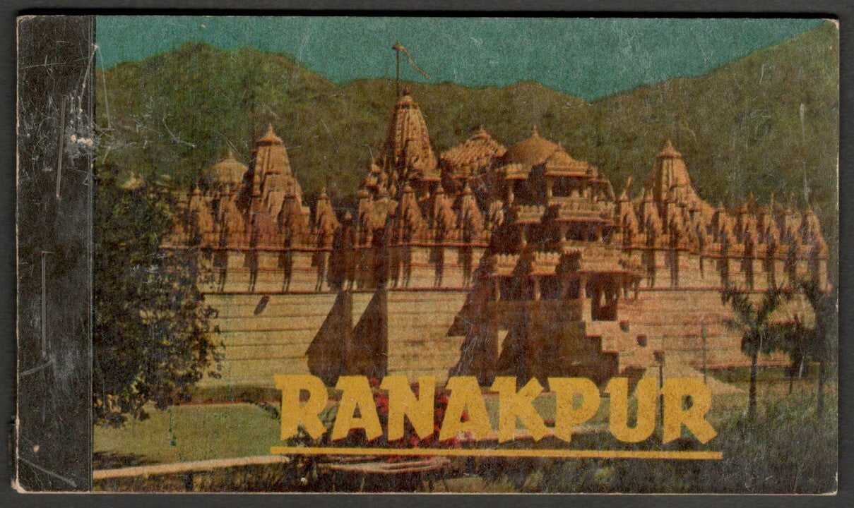 (AOP) India booklet of 10 vintage postcards RANAKPUR