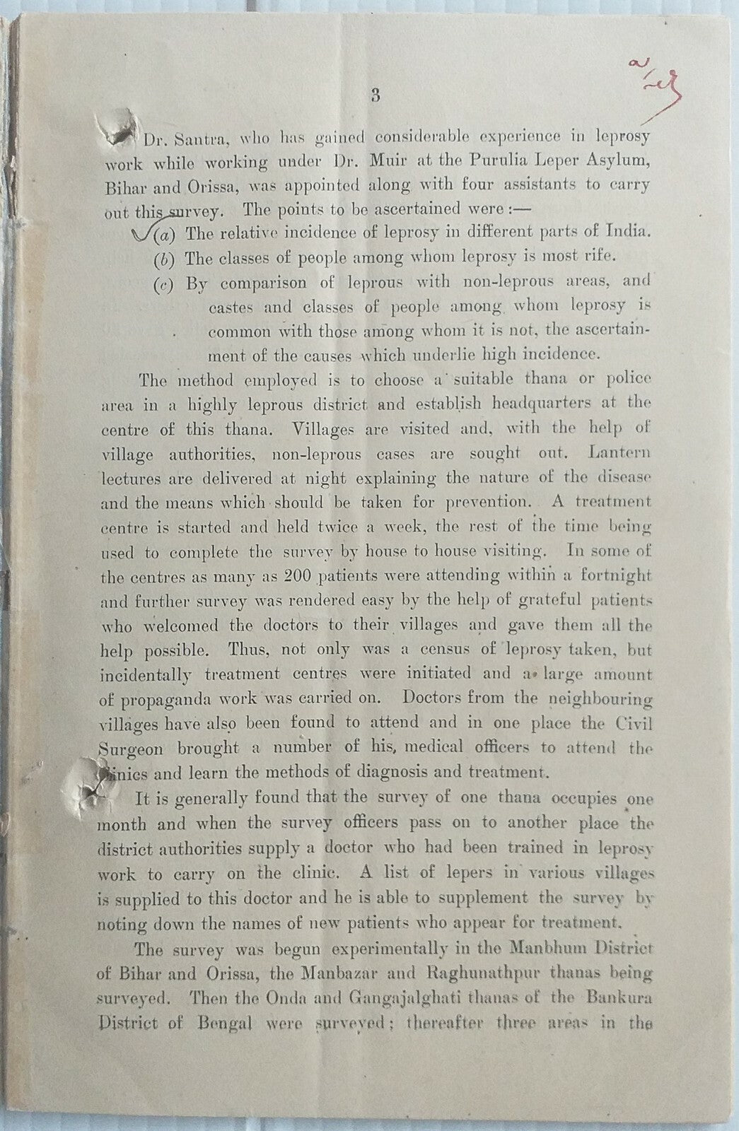 India BRITISH EMPIRE LEPROSY RELIEF ASSOC 1927 report 52pgs