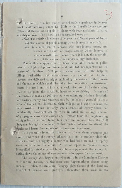 India BRITISH EMPIRE LEPROSY RELIEF ASSOC 1927 report 52pgs