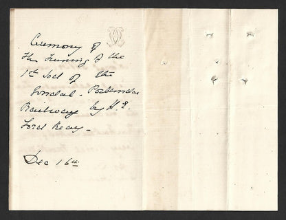 AOP India 1887 crested letter