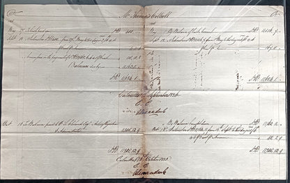 India King George IV 1826 Fort William, Calcutta 2 page document