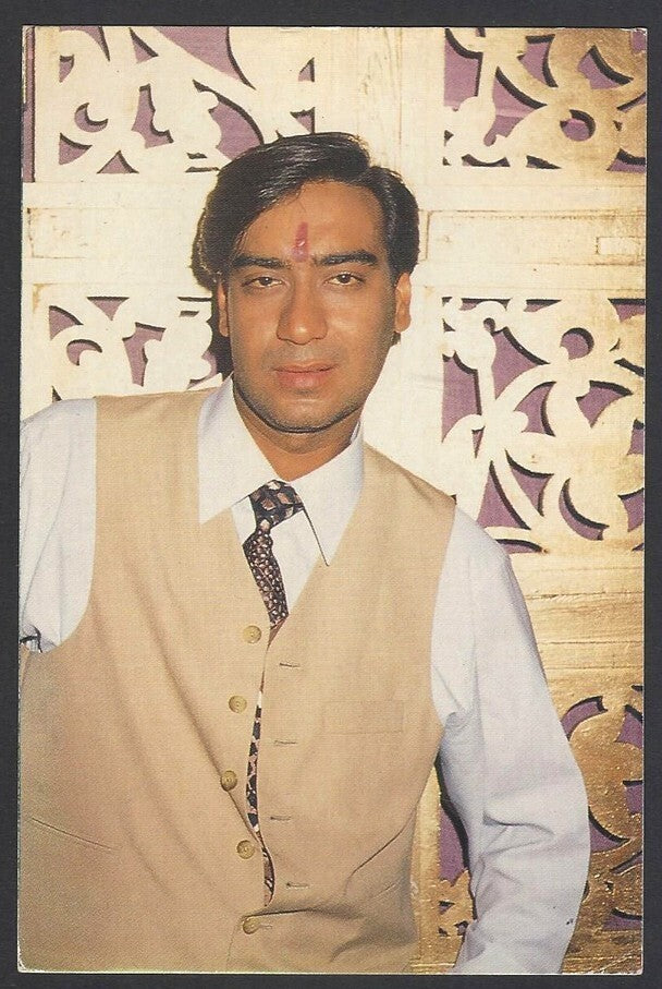 AOP India Bollywood vintage postcard AJAY DEVGAN