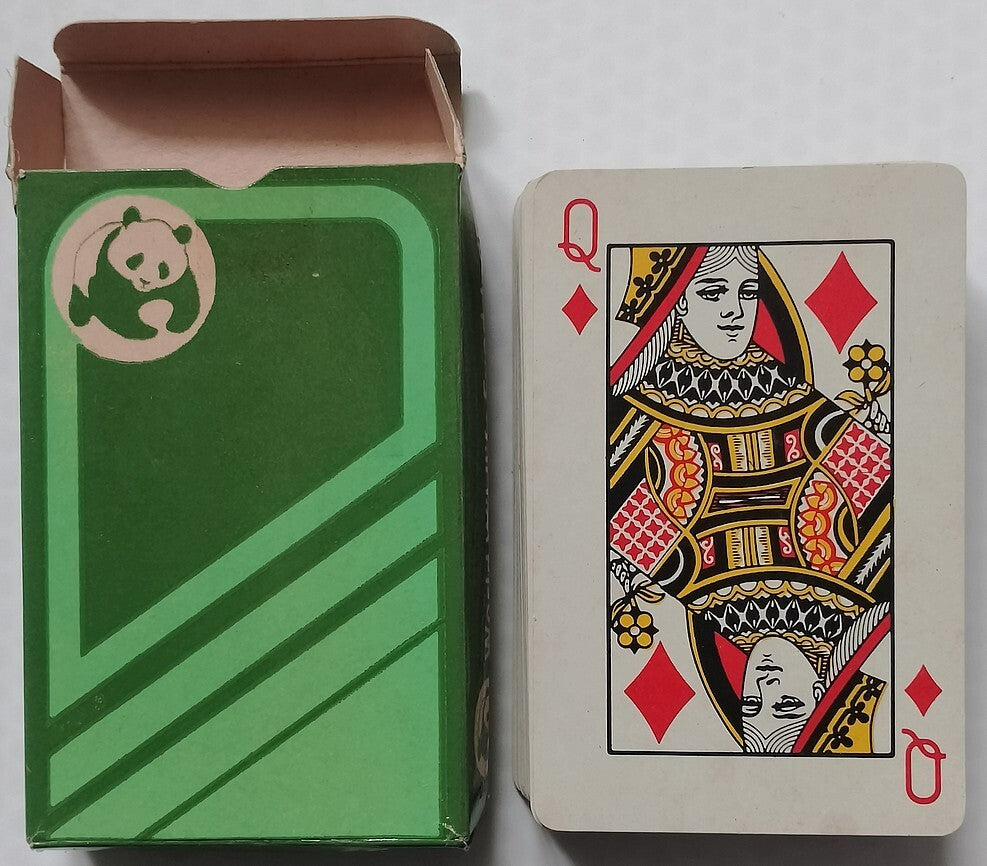 India vintage World Wide Fund India playing card pack