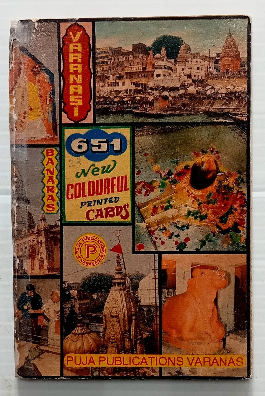 AOP India SARNATH vintage tourist booklet of 10 postcards