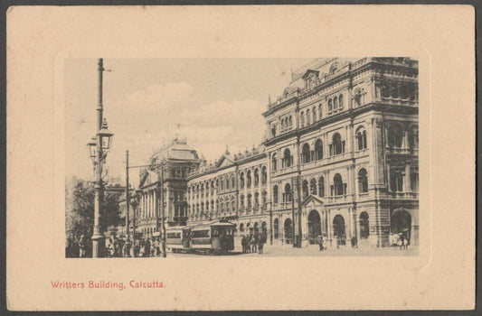 AOP India Writters Building, Calcutta vintage postcard
