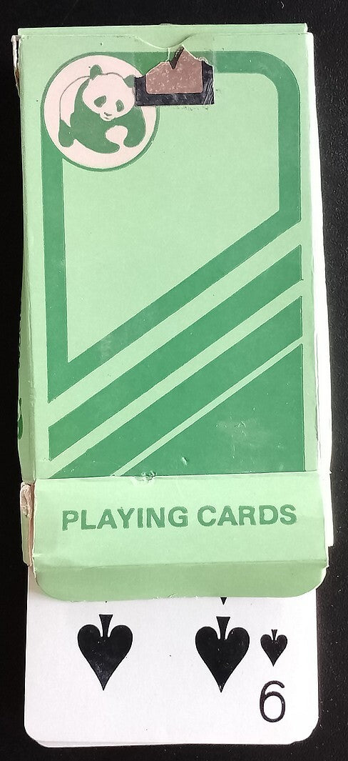 AOP India WWF Worldwide Wildlife Fund pack of playing cards