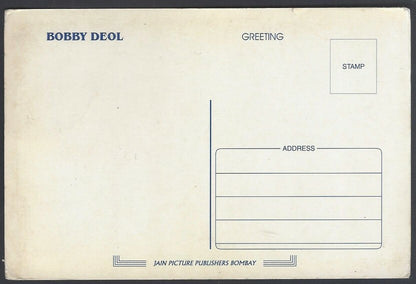 AOP India Bollywood BOBBY DEOL vintage postcard 
