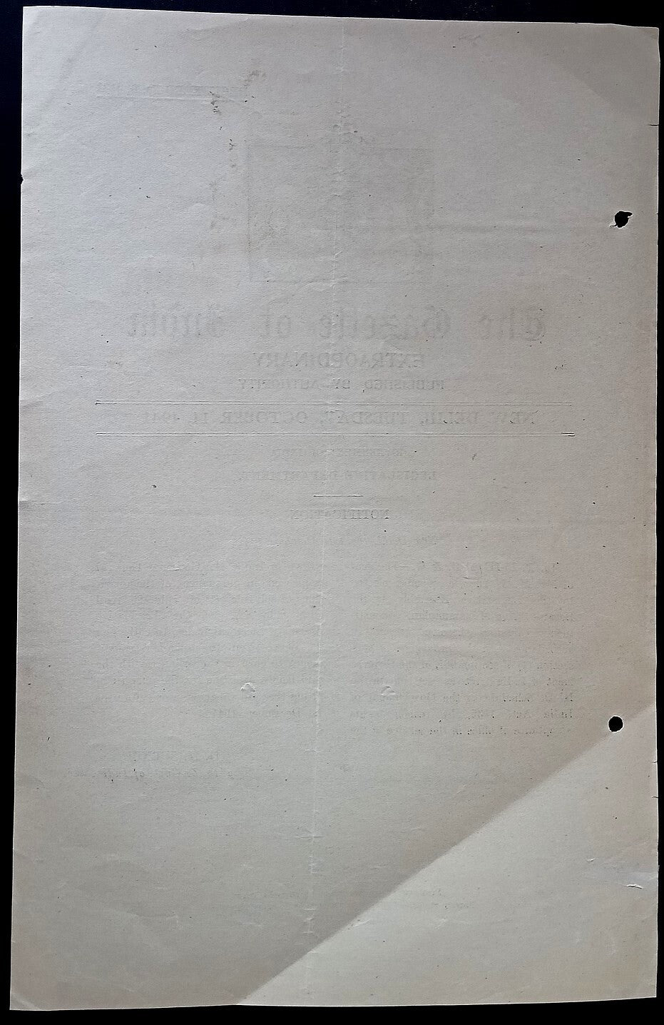Gazette of India 1941 notifying a Berar (Non-Muhammadan) Constituency Election