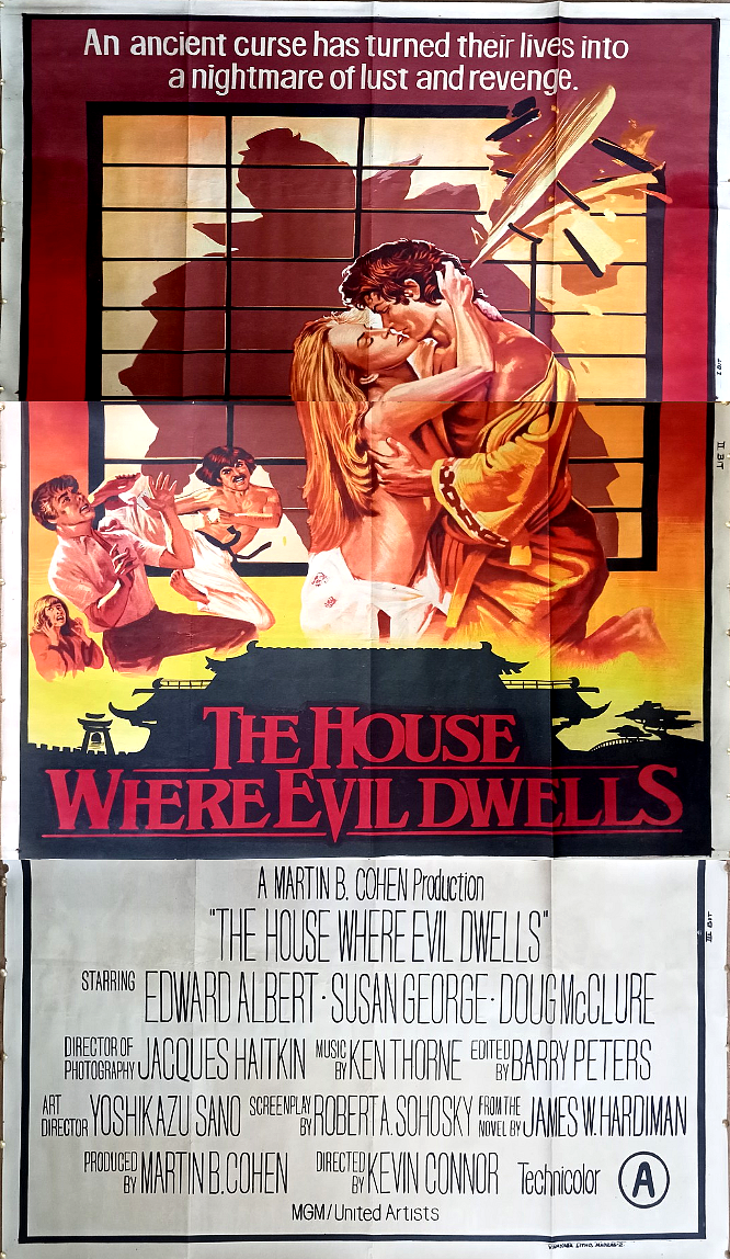 The House Where Evil Dwells original 1982 3 sheet India poster 40"x 90"