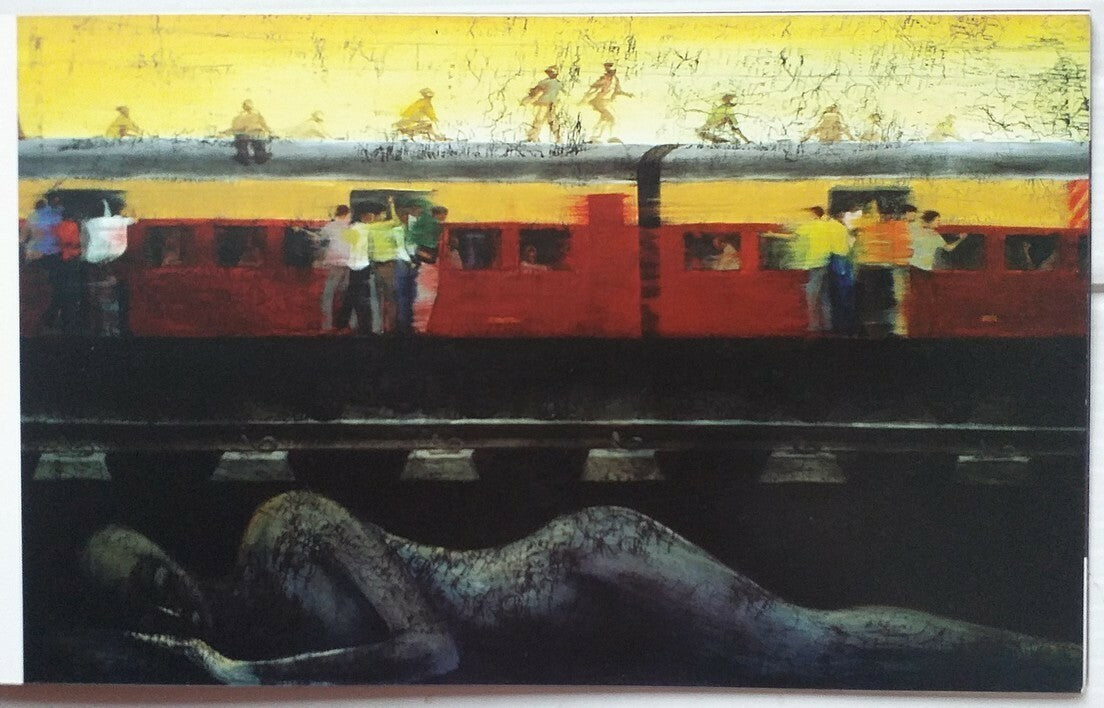 India Contemporary Art RAMESH THORAT 2006 Exhibition souvenir 4 pages