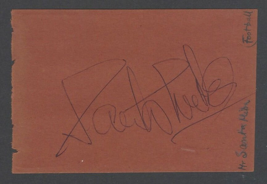 AOP SANTO MITRA East Bengal Footballer signed autograph book page India
