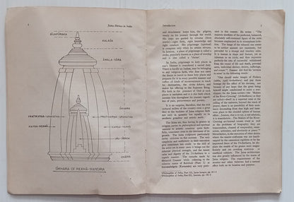 AOP India 1986 JAINA SHRINES IN INDIA book with illustrations & map sc