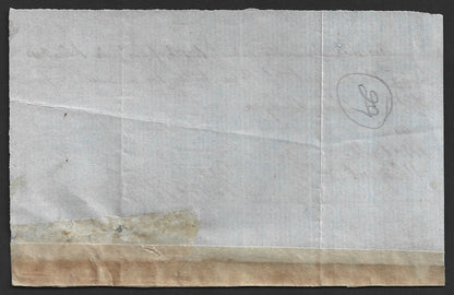 India 1830 receipt for Re.1 received from Raja of Puttiala