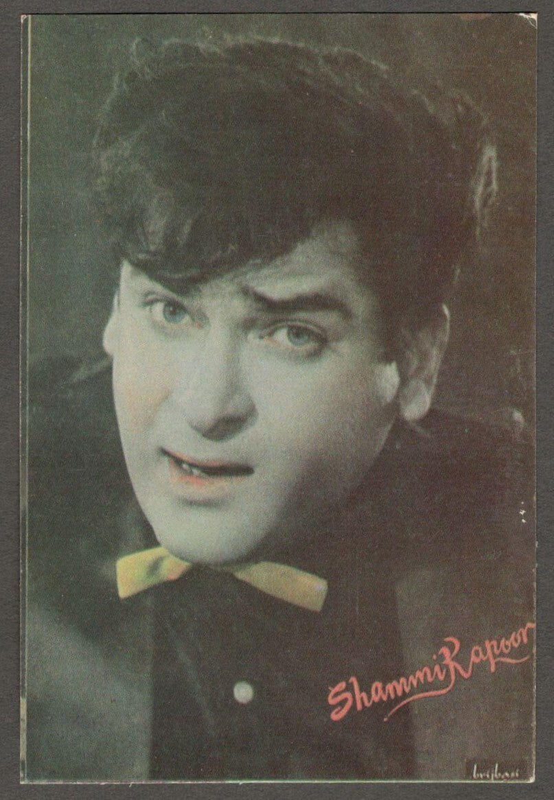(AOP) SHAMMI KAPOOR vintage postcard - Bollywood India