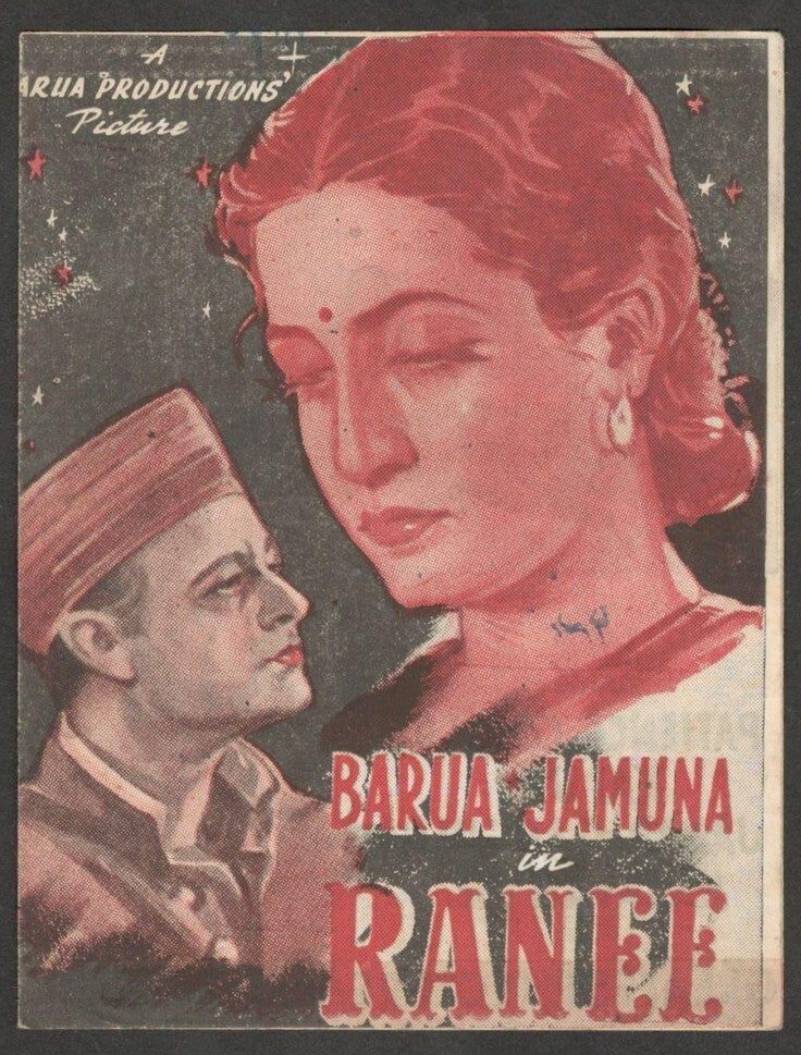 Bollywood 1943 RANEE herald Barua Production Patience Cooper