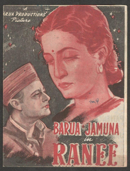 Bollywood 1943 RANEE herald Barua Production Patience Cooper