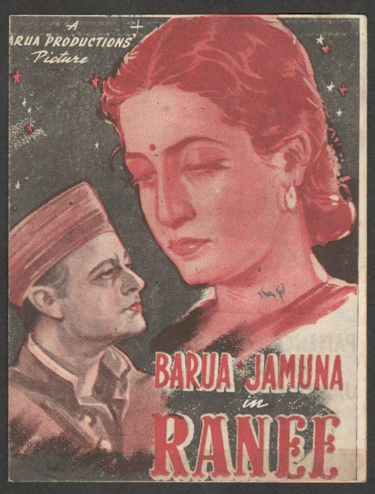 Bollywood 1943 RANEE herald Barua Production Patience Cooper