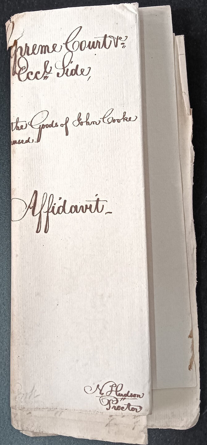 India King George IV 1828 Fort William, Calcutta 6 page document