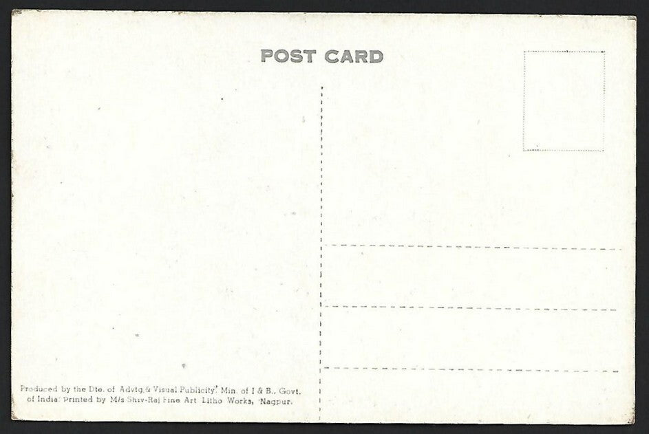 (AOP) DAMS OF INDIA vintage postcards (5)