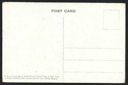 (AOP) DAMS OF INDIA vintage postcards (5)