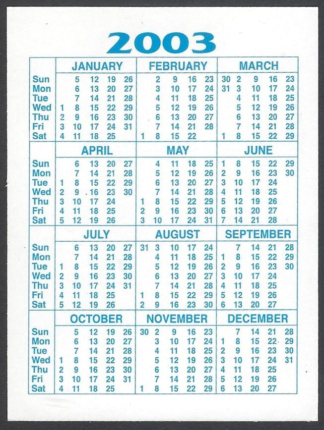 AOP2 India Bollywood 2003 Pocket Calendar ESHA DEOL